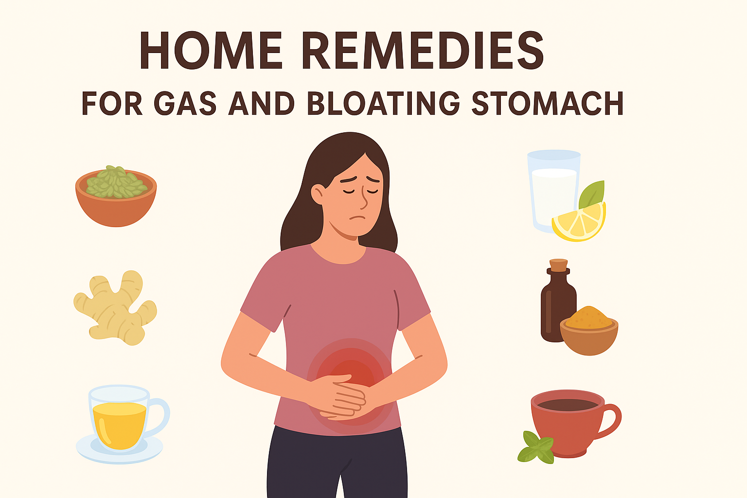 home remedies for gas and bloating