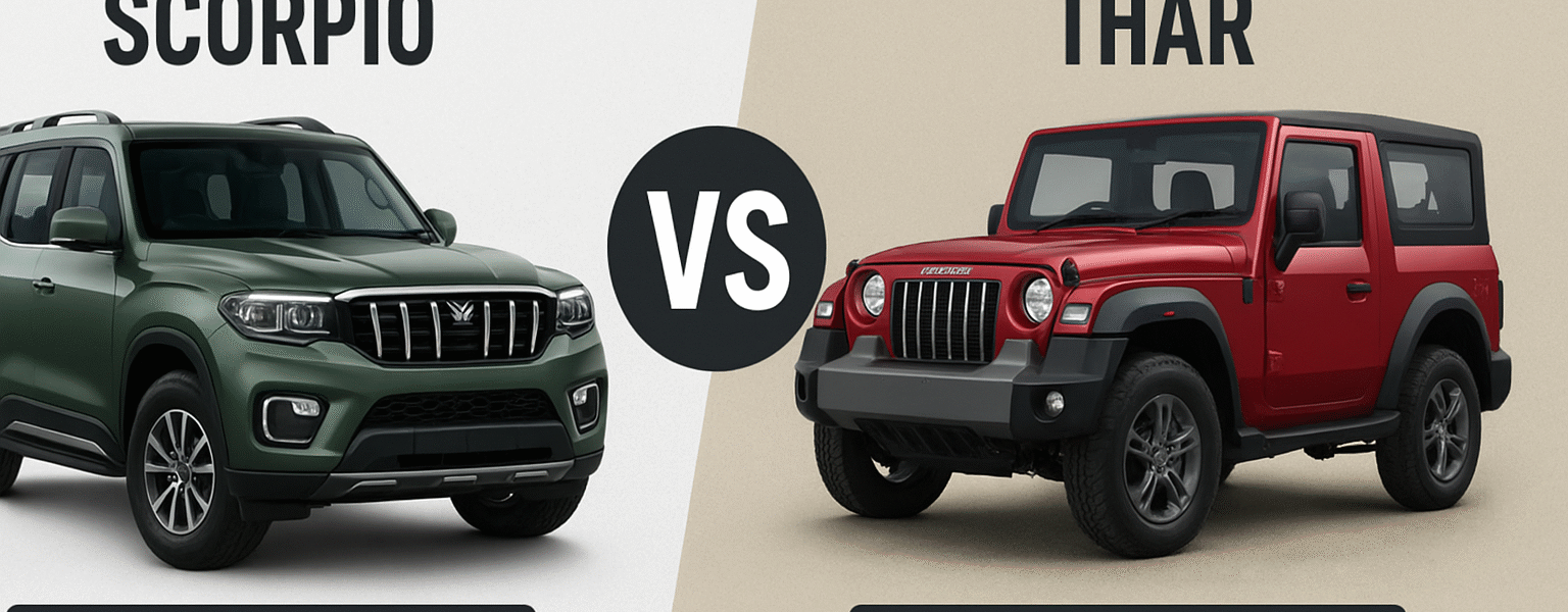 Mahindra Scorpio vs Thar