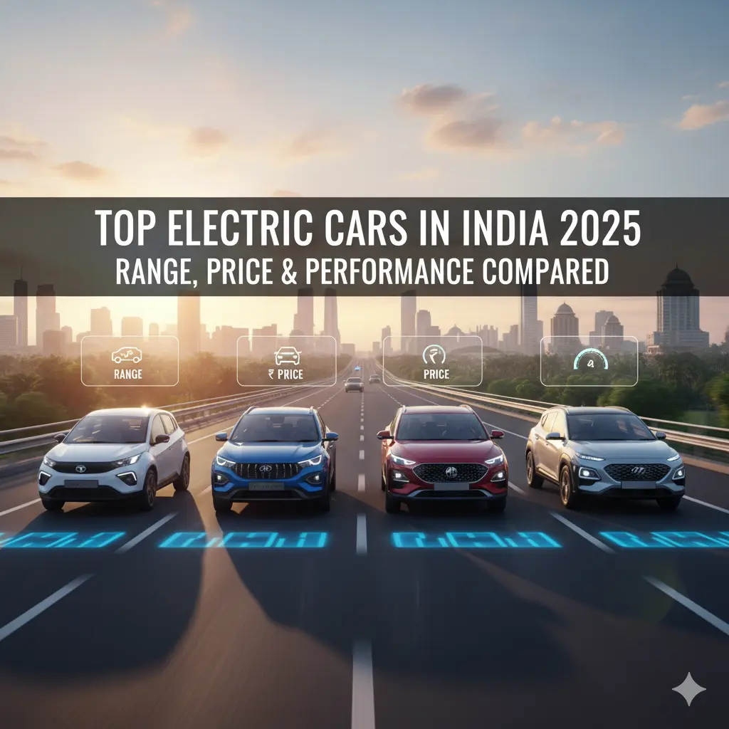 Top Electric Cars in India 2025: Range, Price & Performance Compared