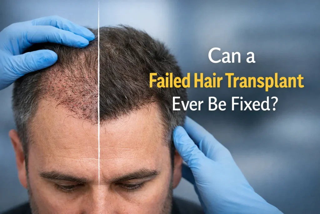 failed hair transplant
