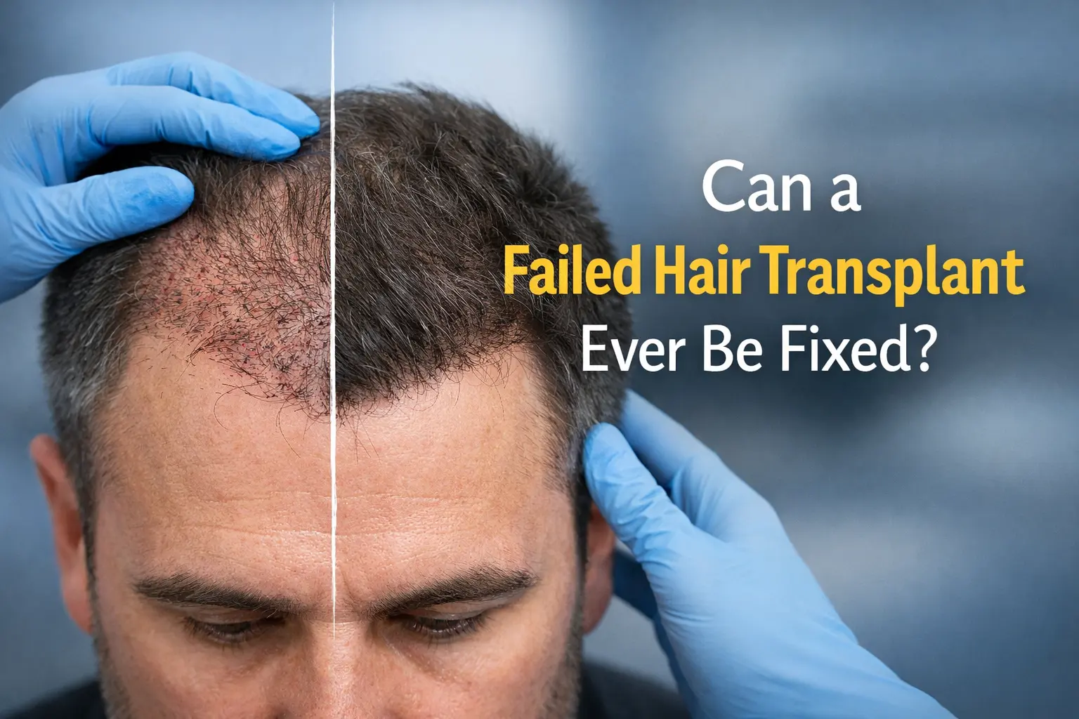 failed hair transplant